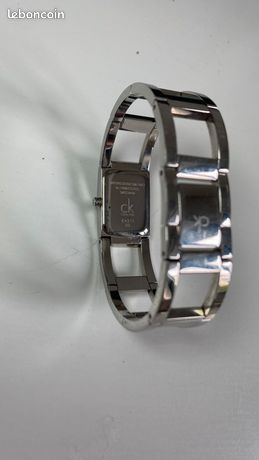 Montre Calvin Klein K4211 02 Bracelet acier, Swiss Made