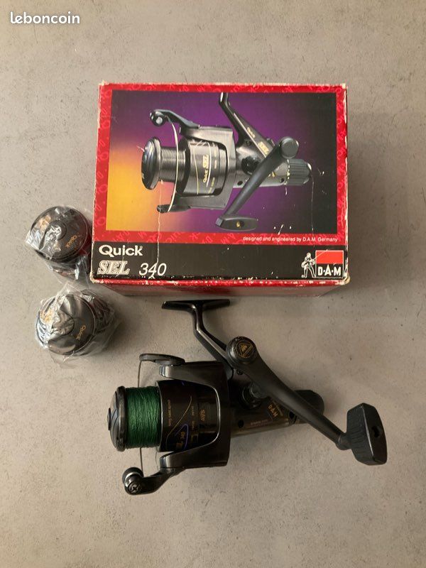 Moulinet De Pêche DAM Quick BX40 - Graphite - Allemagne - Neuf En Boîte