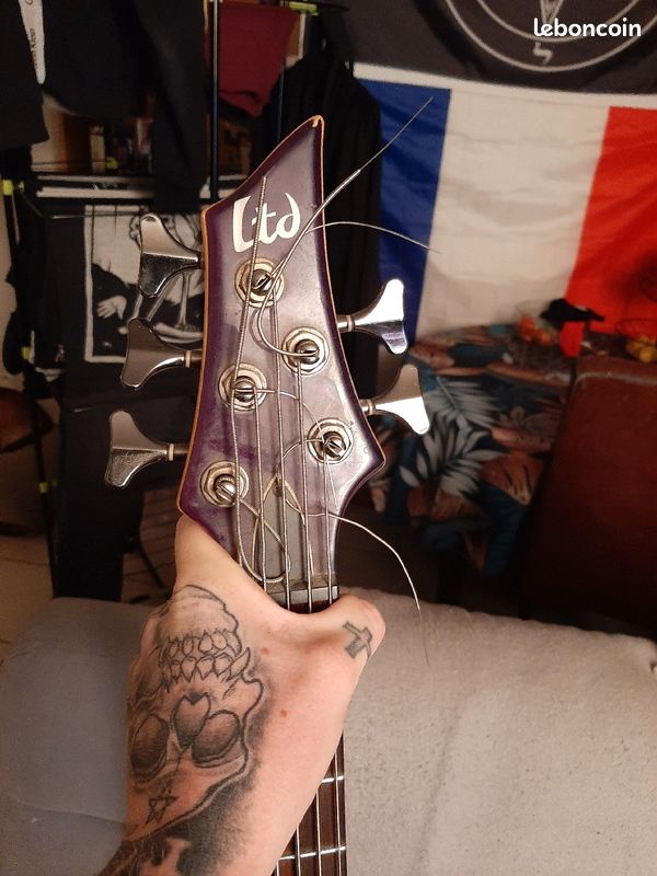 Basse 5 cordes ESP LTD F-155 DX (image 4)