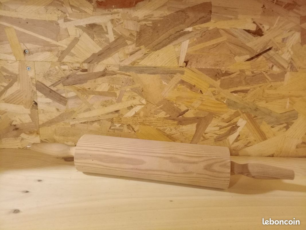 Rouleau à pâtisserie en bois (image 1)