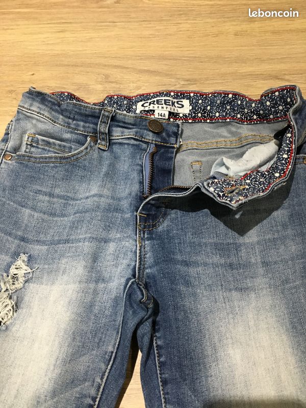 JEANS CREEKS BLEU USE 14 ans (image 2)