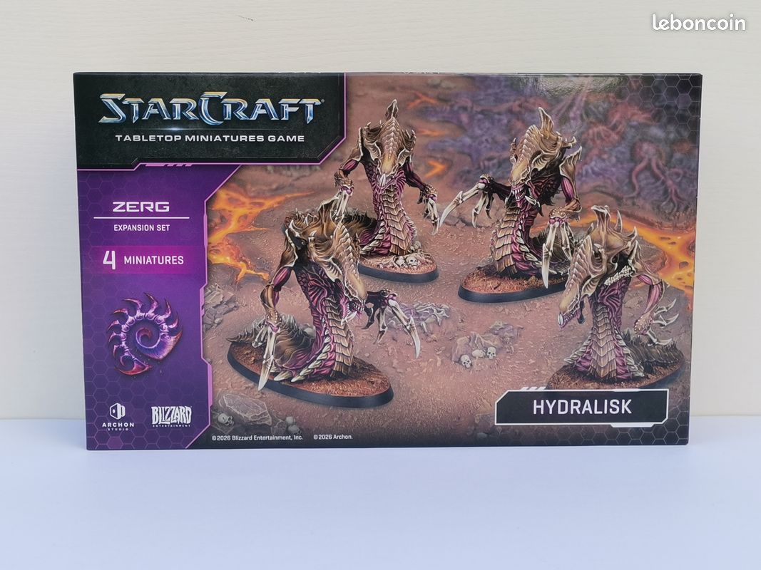 Boite d'Hydralisks pour StarCraft le jeu de figurines (TMG : The Miniatures Game) (image 1)