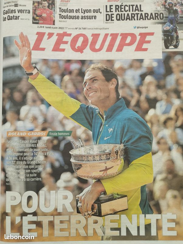 Magazine Collector TENNIS MAGAZINE - Rafael Nadal Roland Garros 2007, Très Bon état
