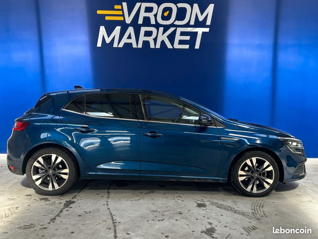 RENAULT Megane 1.3 140ch INTENS - 2020 - CarPlay - Boîte auto - Attelage - Caméra De Recul - Régulateur - Lumière D'Ambiance - Carte Main Libre (image 2)