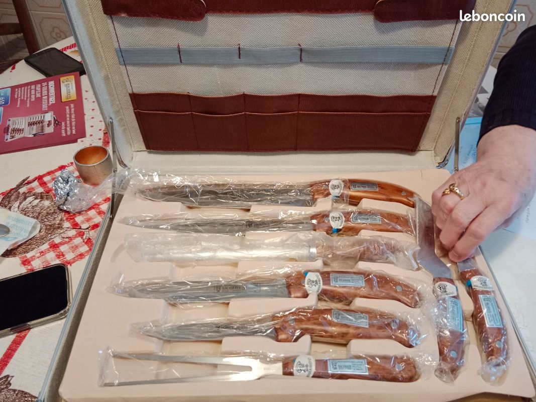 Mallette De Couteaux Professionnels Bachmayr - Solingen - 27 Pièces - Acier Inox