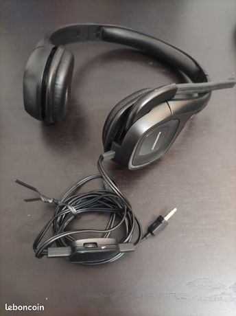 Casque Plantronics A355 Avec Microphone - Noir - Occasion