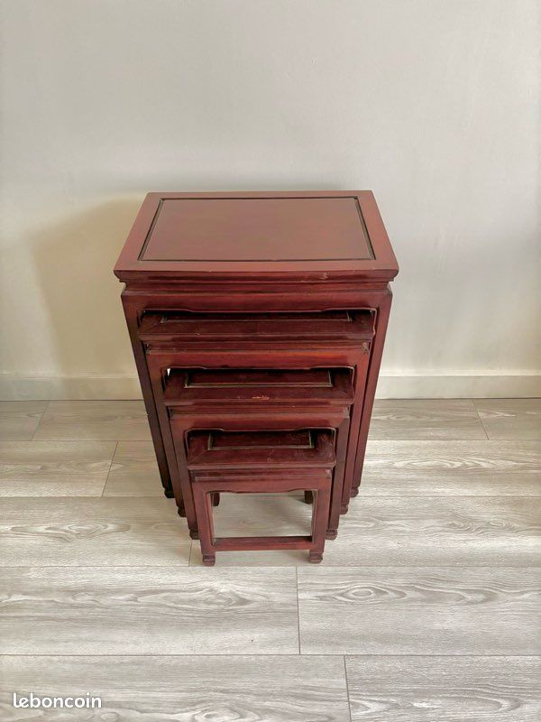 Table gigogne en bois très bon état (image 3)