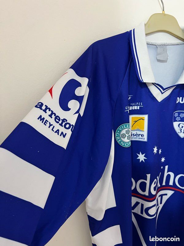 Maillot De Foot OGC Nice 1999-2000 Troisième Lotto - Taille XL Avec Le Numéro 21 - Occasion Très Bon état