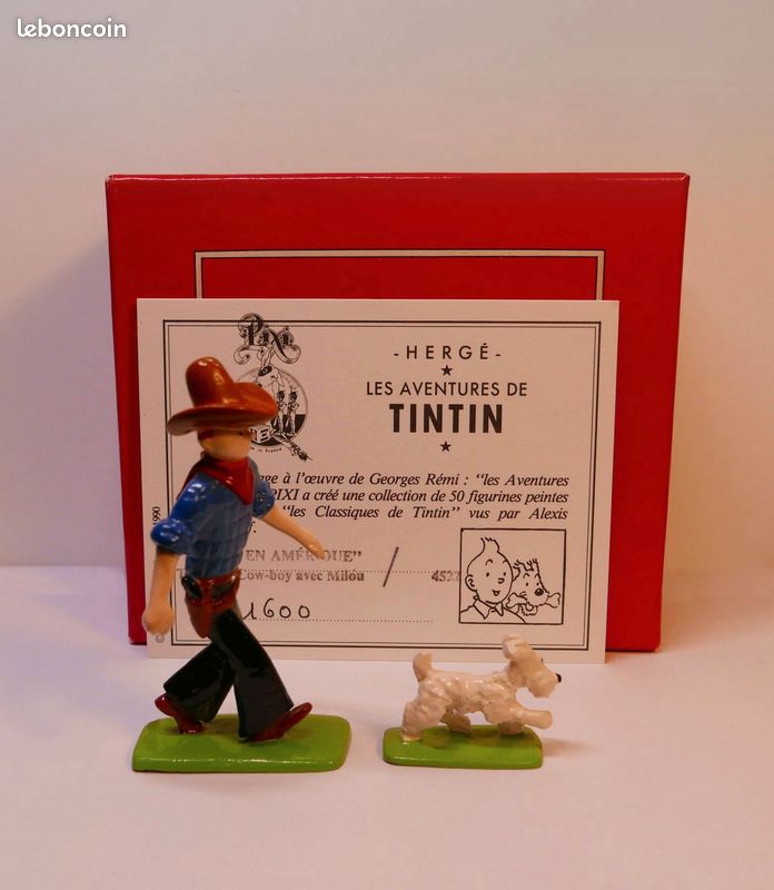 Sold at Auction: HERGE - PIXI - TINTIN  Tintin Collection Les objets du mythe : La boîte à cigares . Figurine en plomb, peinte à la main. Modèle N