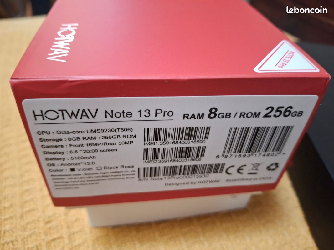 Téléphone portable note (image 5)