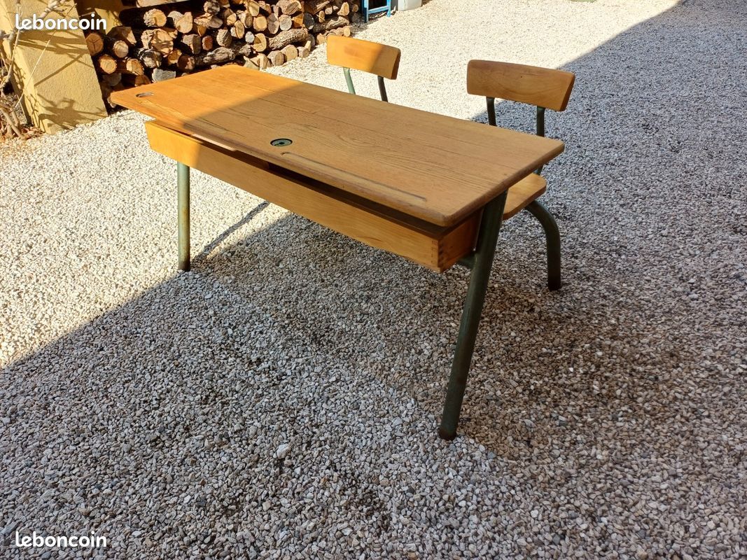 Ancien bureau d'école Stella années 50 (image 1)