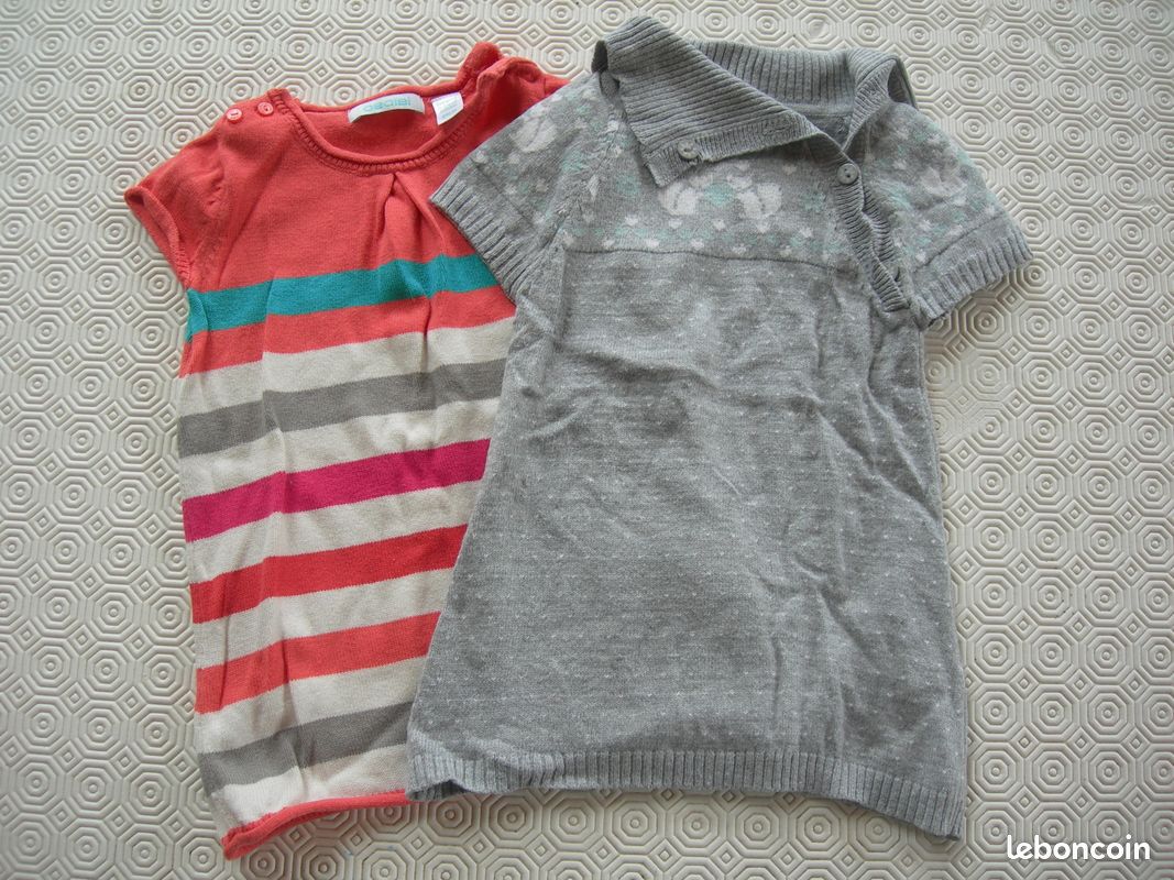 Lot de 2 robes Okaïdi 6 mois (image 1)