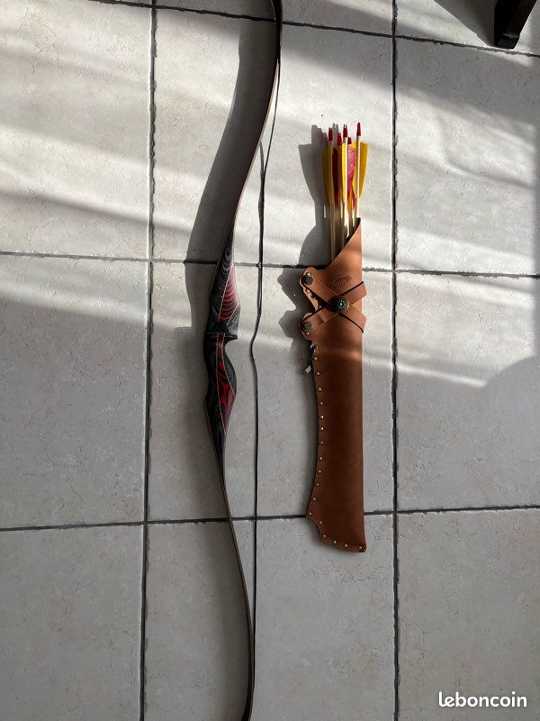 Arc Recourbé (recurve) Traditionnel Fait Main - Pour Tir à L'arc - Neuf - Origine Chine