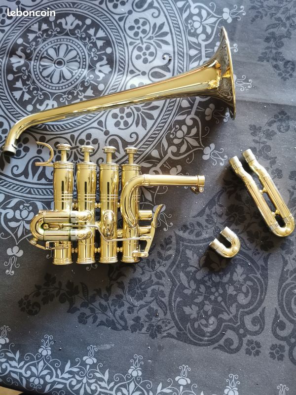 Piccolo Instrument Musique Piccolo SONK En C Plaqué Argent - Instrument Détachable Pour Débutant - Avec étui Rigide Et Accessoires De Nettoyage Piccolo En C