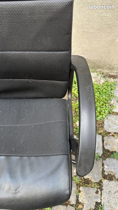 Fauteuil de bureau IKEA RENBERGET noir – réglable à roulettes (image 3)