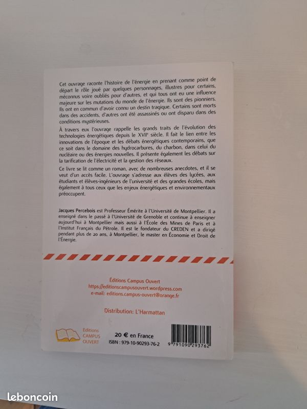 Livre : L'Énergie racontée à travers quelques destins tragiques - TBE (image 4)