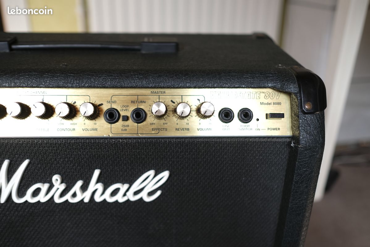 Vintage ampli Marshall Valvestate 80V model 8080 avec footswitch (image 7)
