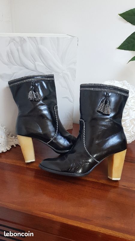 Mellow Yellow Botte Ã Talon Mellow Yellow Bottines Boots En Cuir