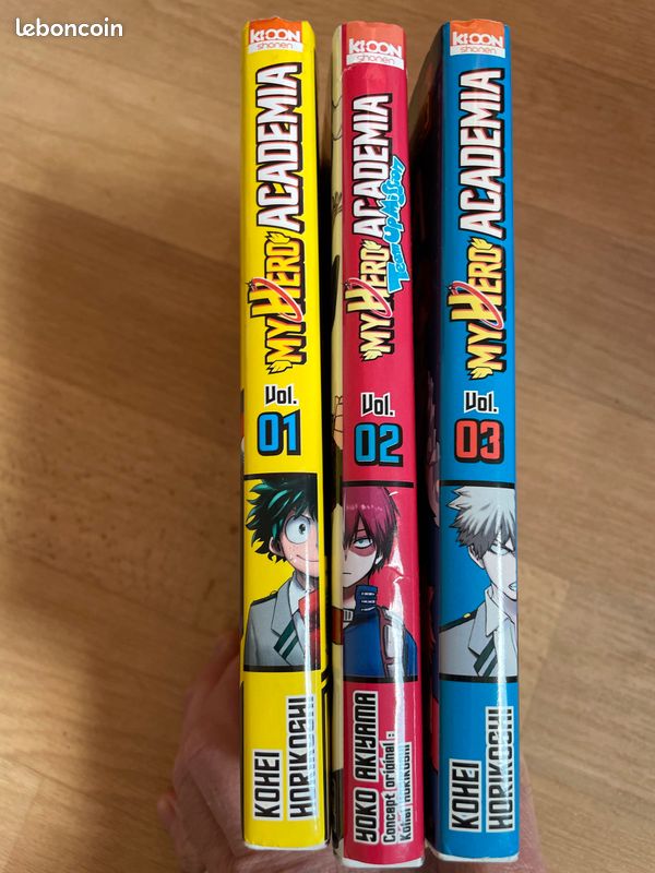 My hero academia tomes 1 a 3 (image 2)