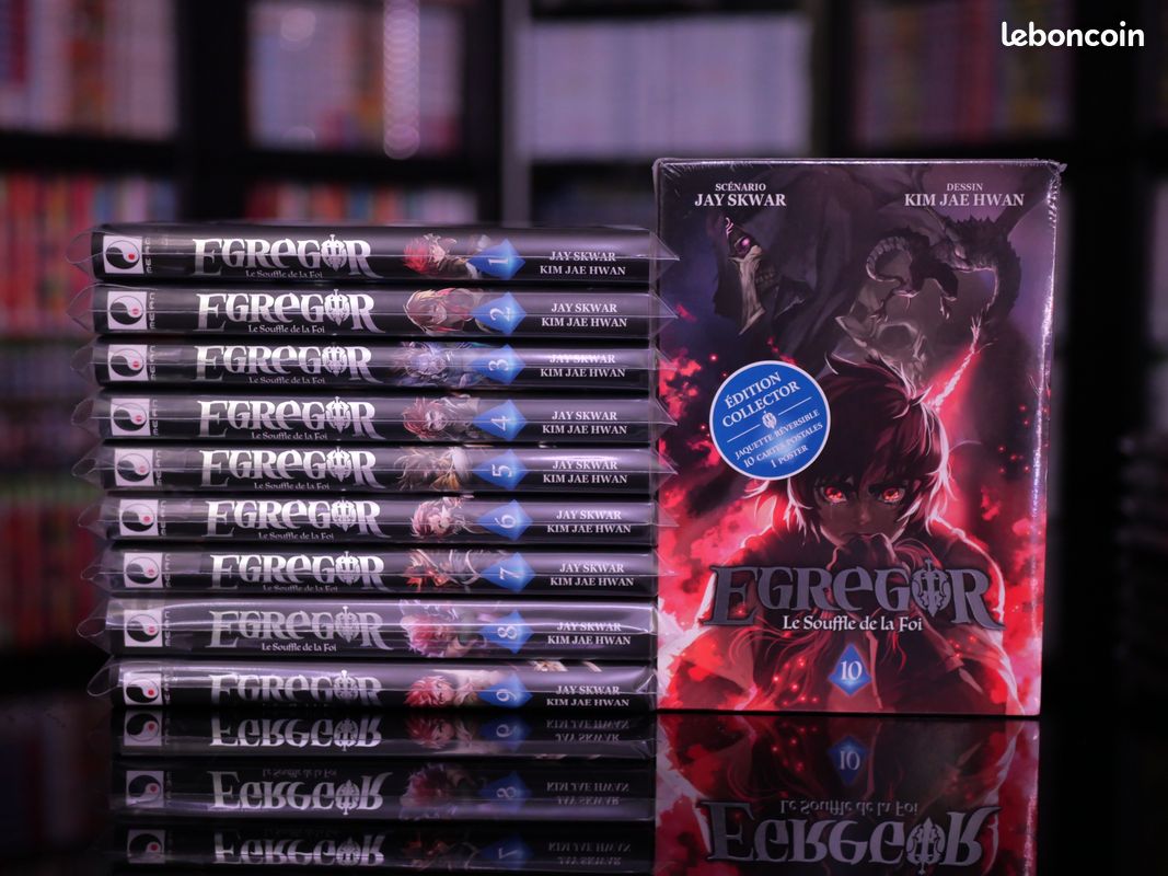 Manga Egrogor 10 tomes dont tome 10 collector neuf sous blister Meian (image 1)