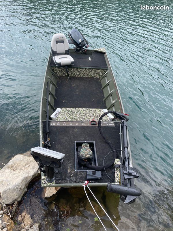 Bass boat alumacraft jon boat 1442 (image 2)