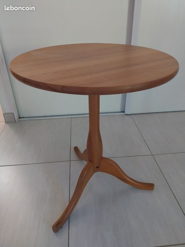 Petite table bois / guéridon (image 3)