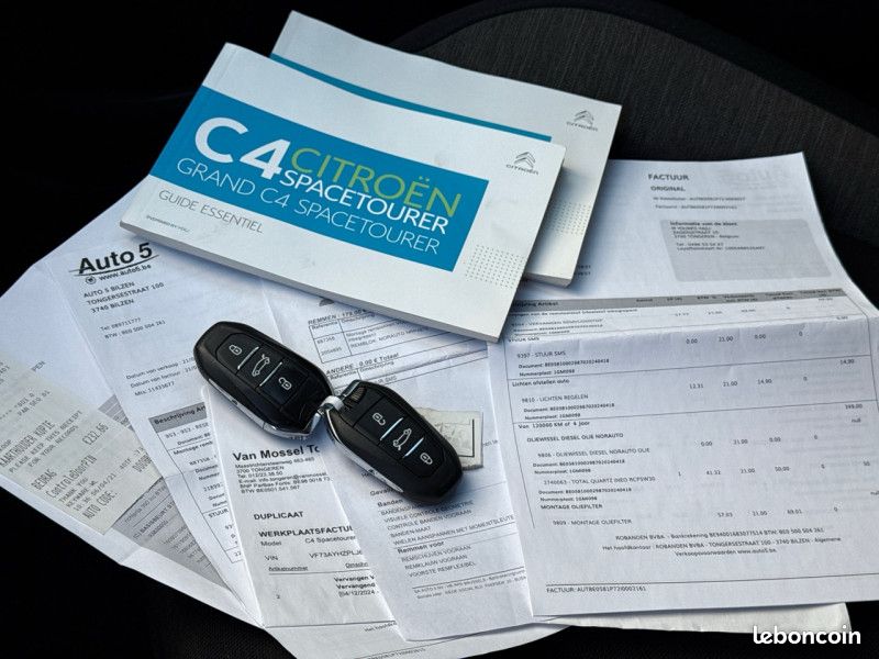 Citroen GRAND C4 SPACETOURER HDI 130CH S&S FEEL * 2020 * 90.000km * 7 PLACES * 1ERE MAIN (image 21)