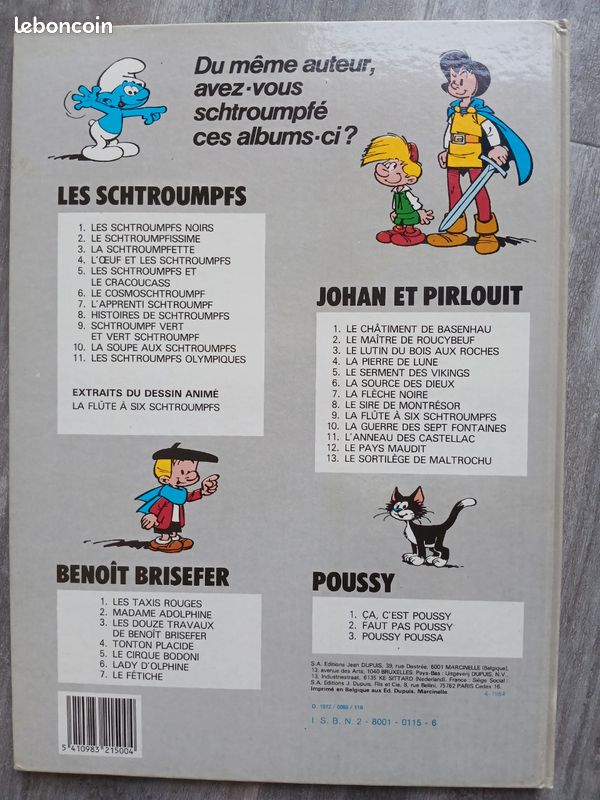Lot de 3 bandes dessinées Les Schtroumpfs (image 6)