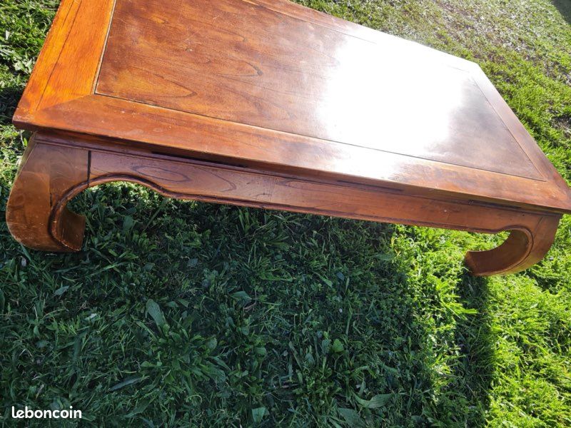 Table basse en bois opium (image 1)