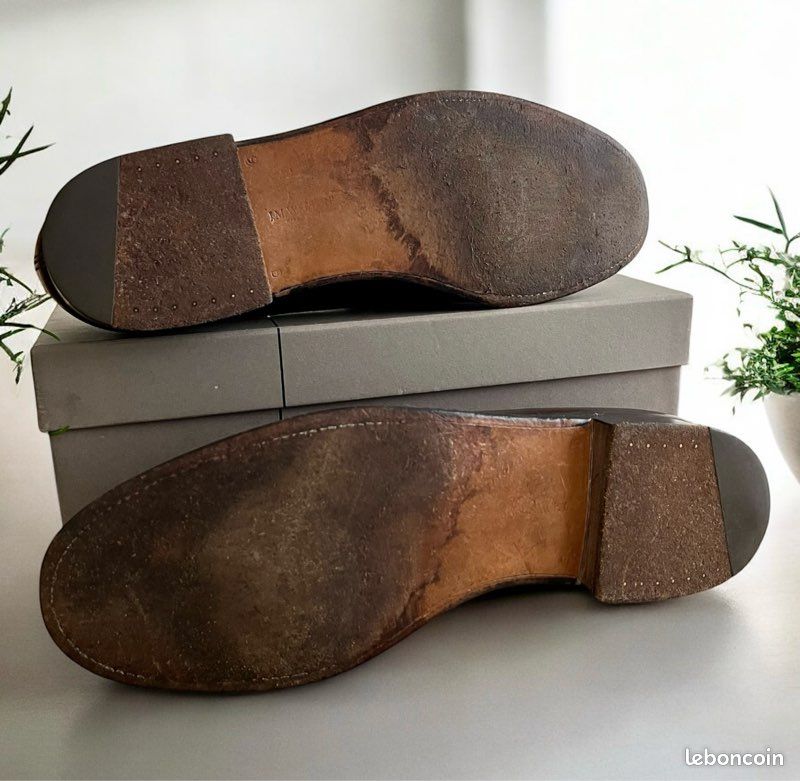 Paire de J.M Weston 180 Signature Chocolat Taille 9B (43 EU) Avec boîte, embauchoirs et accessoires (image 9)