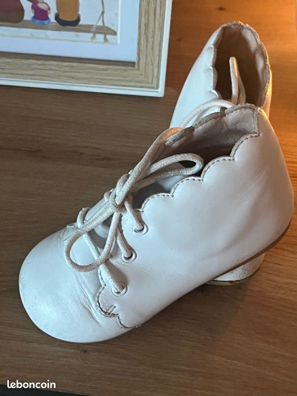 Bottillons premiers pas bébé fille Jacadi 22 Chaussures