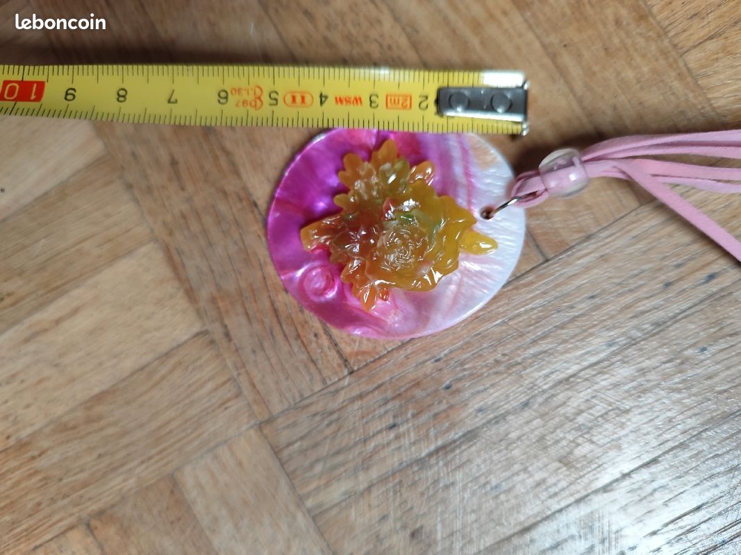Collier avec pendentif nacre (image 5)