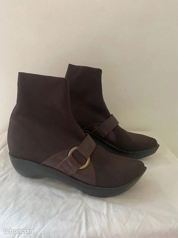 Bottines Robert Clergerie marron taille 37 (image 3)