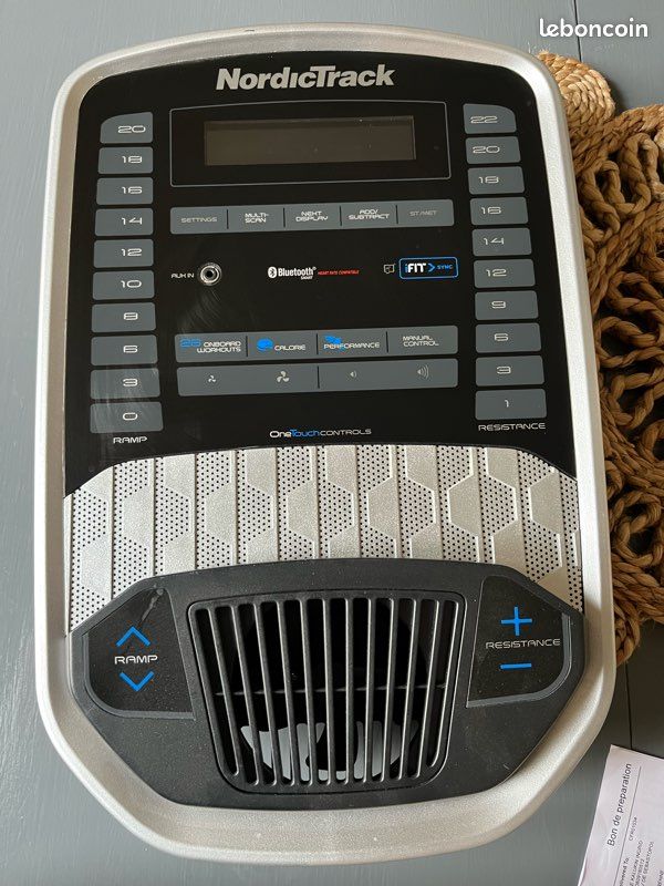 Console NordicTrack Elliptique C75 Sport Plein air