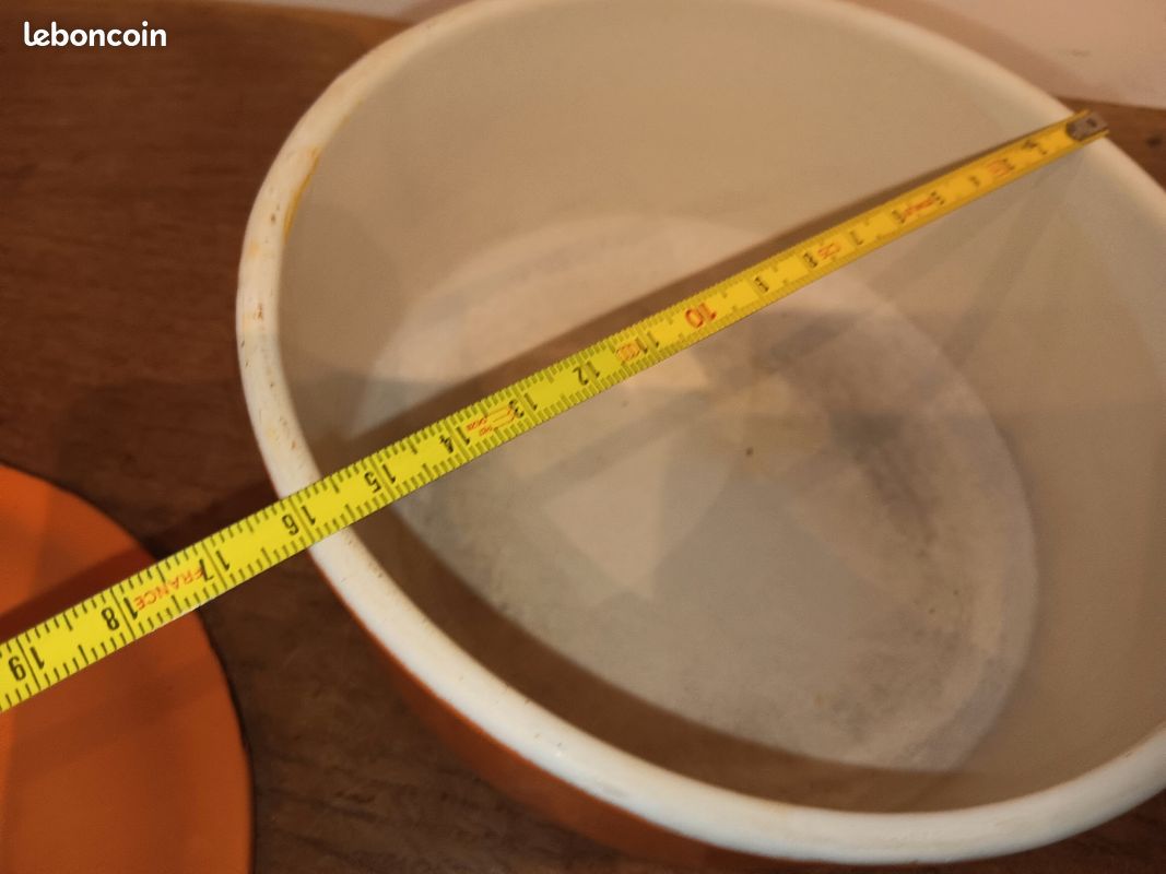 Casserole le creuset fonte émaillée orange diamètre 16 cm (image 9)