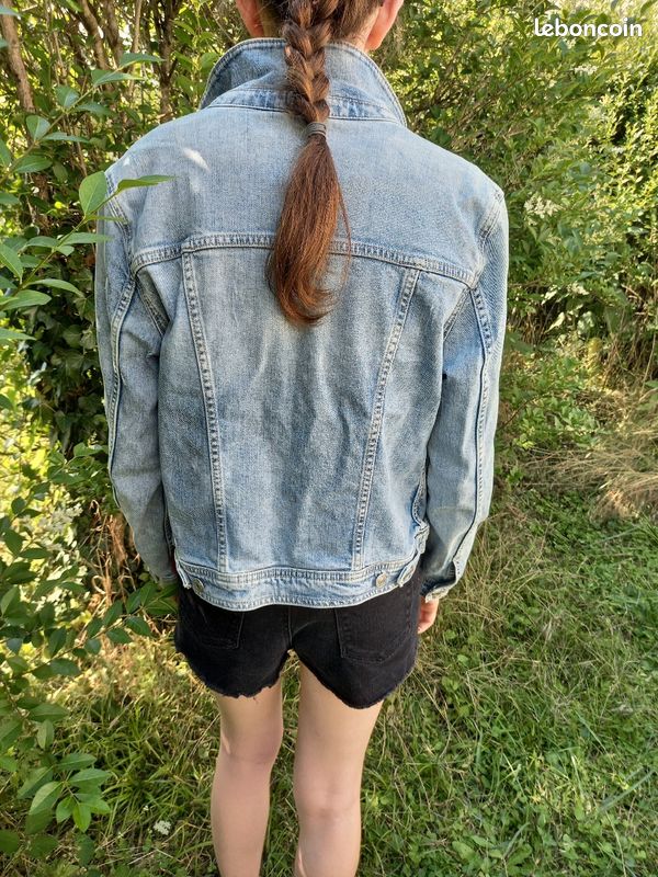 Veste en jeans Made in ITALY Marque HALLHUBER Taille 40 (image 3)