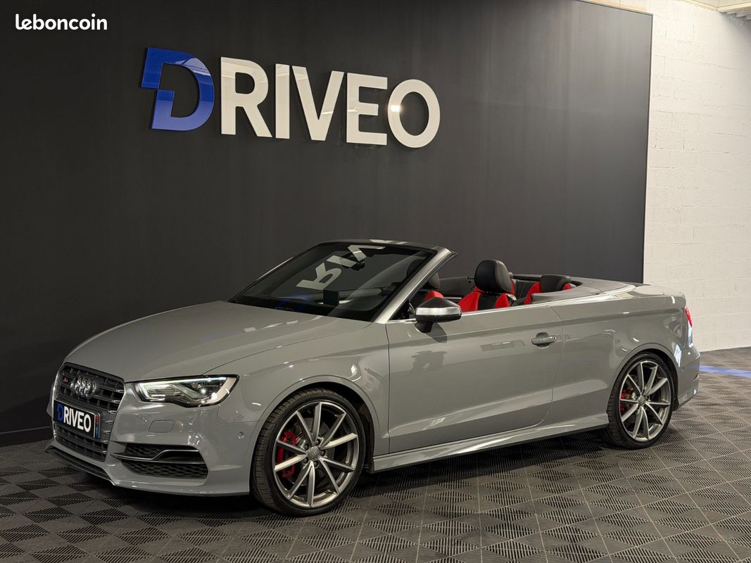 AUDI S3 CABRIOLET 2.0 TFSI 300cv QUATTRO S-Tronic 6 / BO / GRIS NARDO / CARPLAY / ENTRETIEN COMPLET (image 3)