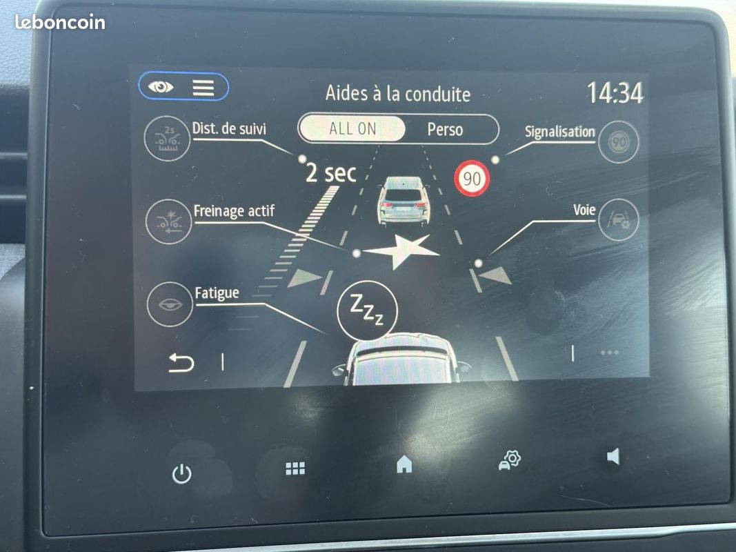 Renault clio 1.6 hybride 145 boite automatique radar de recul + climatisation + android auto - carplay (image 21)