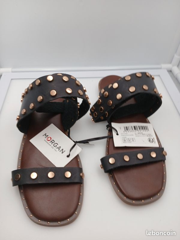 Neuve Chaussures Spartiate cloutée Morgan mod 1tane T39 Chaussures
