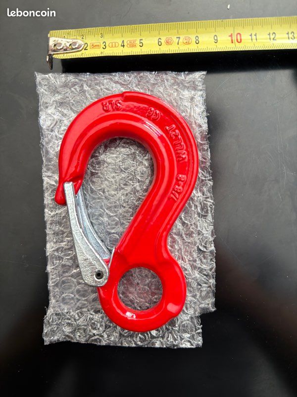 EBTOOLS Aiguille au crochet 9 pièces crochets poignée rouge numéros