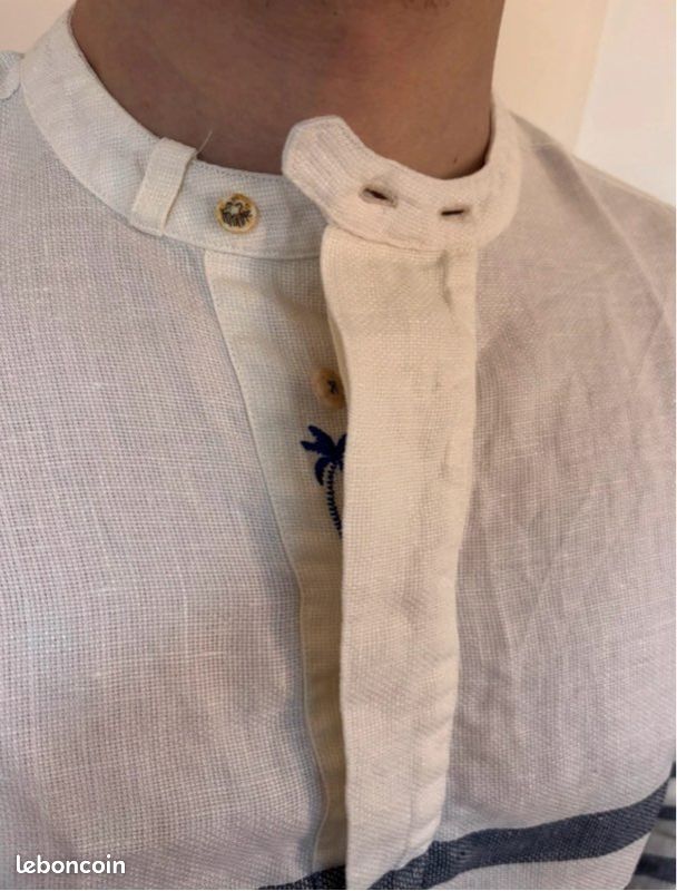 Chemise lin homme Scotch & Soda T. S (image 7)