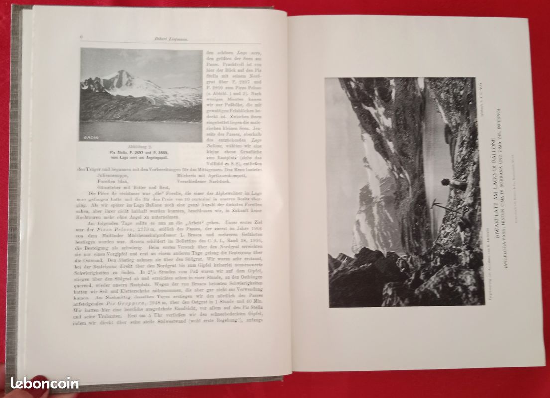 Alpinisme Club Alpin Suisse 1913 JAHRBUCH DES SCHWEIZER ALPENCLUB (image 7)