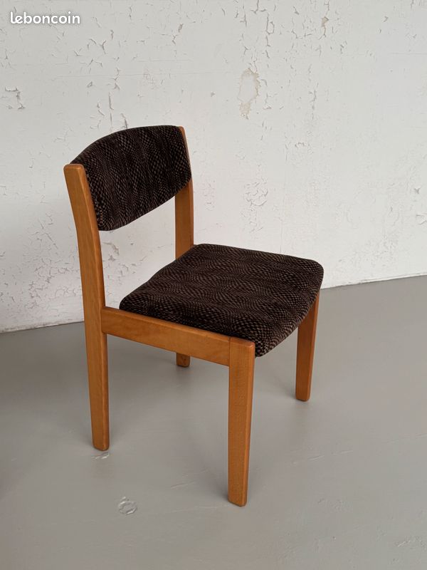 Style Baumann Chaises Année 1970 + Table (image 2)
