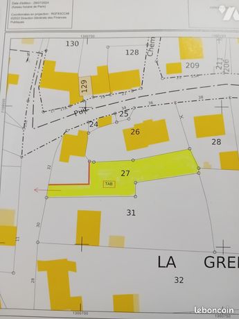 Terrain 470 m² FEREL