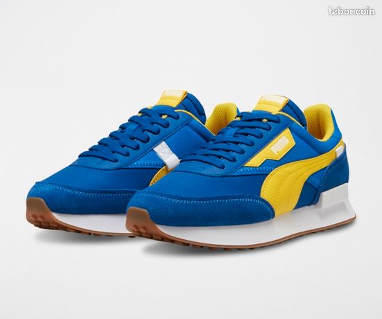Baskets Puma Bleu et jaune -Neuf Chaussures