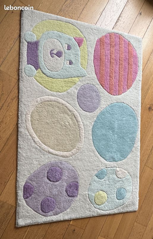 Tapis de sol en laine - Jolis pas Beaux - Moulin roty chambre enfant (image 5)