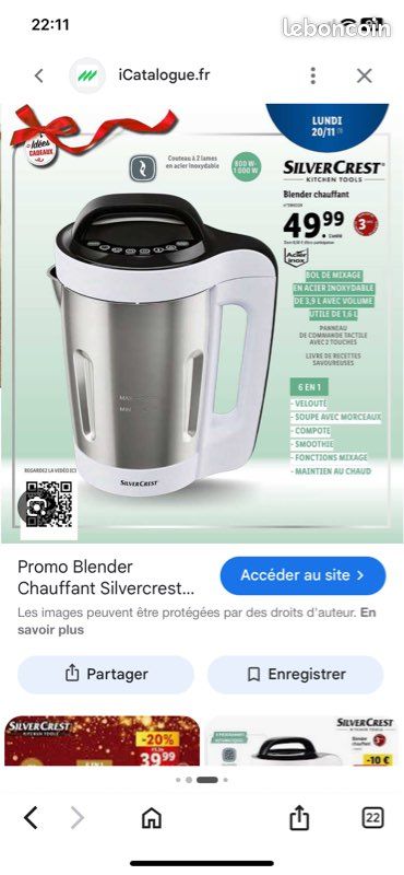 Blender chauffant (image 1)