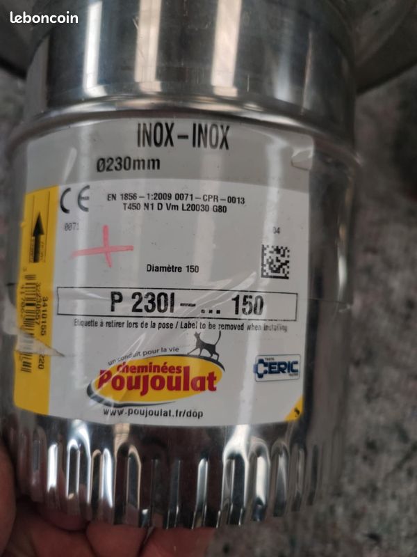 Important lot de matériel de fumisterie professionnel – Marque Poujoulat – Entièrement neuf (certains éléments encore sous emballage) (image 4)