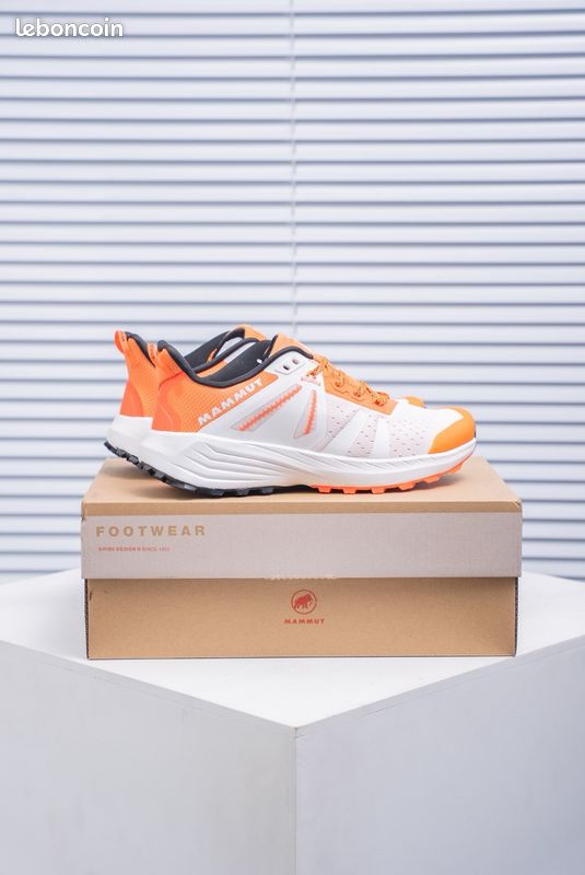 MAMMUT Saentis TR Orange blanc chaussure (image 3)
