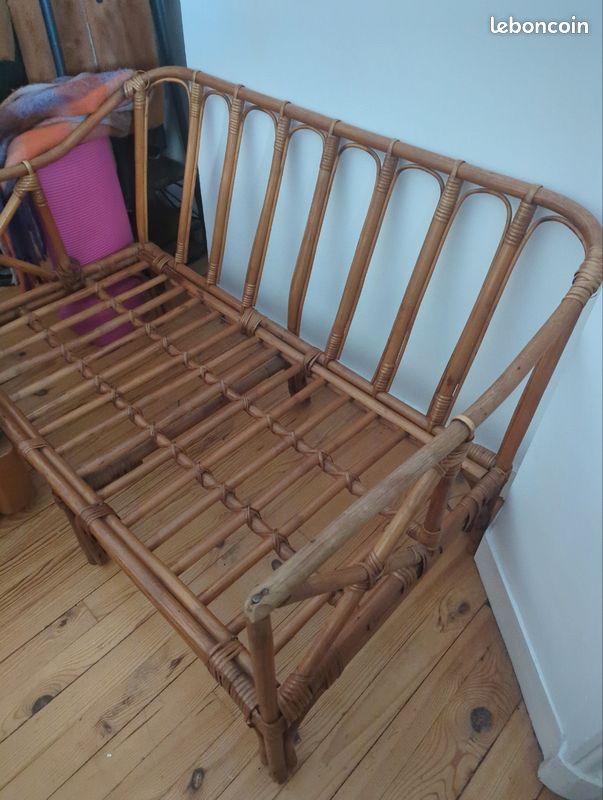 Canapé rotin (image 2)